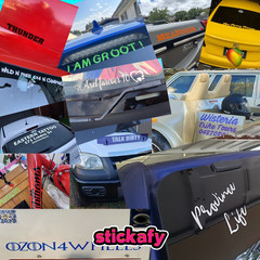Custom Text Vinyl Sticker 300mm Long | Custom Decal for Windows – Signs – Laptop