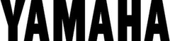 Yamaha vinyl stickers decals set of 2-2″x 8″ black