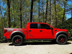 Ford F150 Raptor Svt Side Graphics Vinyl Decals Mud Splash Bed 2010 2011 F-150