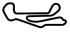 Any Race Track Vinyl Decal | SHIPS SAME DAY!