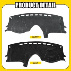 Gray DashMat Dash Cover for Toyota Sienna 2004-10 Dashboard Mat Pad Anti-UV 1-5X