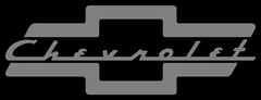 Custom Chevrolet Bowtie With Script Word Vinyl Decal Multiple Colors and Sizes