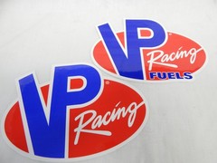 PAIR Lg 6″ Original VP Racing Fuel Race Sticker Decal LOT OF 2