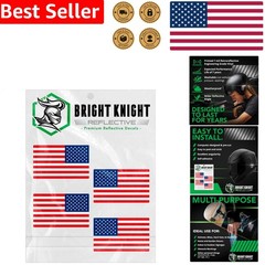 Reflective Vinyl Safety Stickers Car Truck Motorcycle Helmet