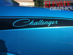 For Dodge Challenger Graphics Side Boost Vinyl Stripes Decals Stickers 2011-2023