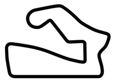 Any Race Track Vinyl Decal | SHIPS SAME DAY!