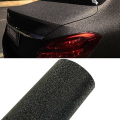 12″ x60″ Black Matte Glitter Sparkle Diamond Vinyl Film Wrap Sticker Stretchable