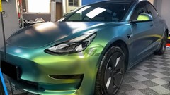 Galaxy Dust Matte Spring Green Metallic Sticker Decal Vinyl Wrap Sheet Film DIY