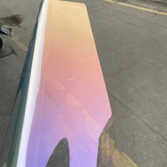 75%VLT 50CM*300CM Red chameleon Car Tint Window Film Solar Tint 99% UV Proof