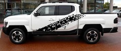 Kia Tasman Tyre Track Side Door Decals Any Colour Stickers Premium Graphics