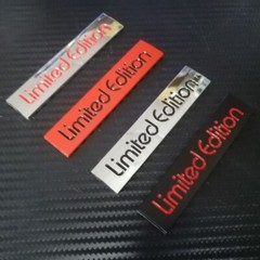 Car Badge Limited Edition 10.5cm Metal Trunk Side Motorcycle Emblem Sticker