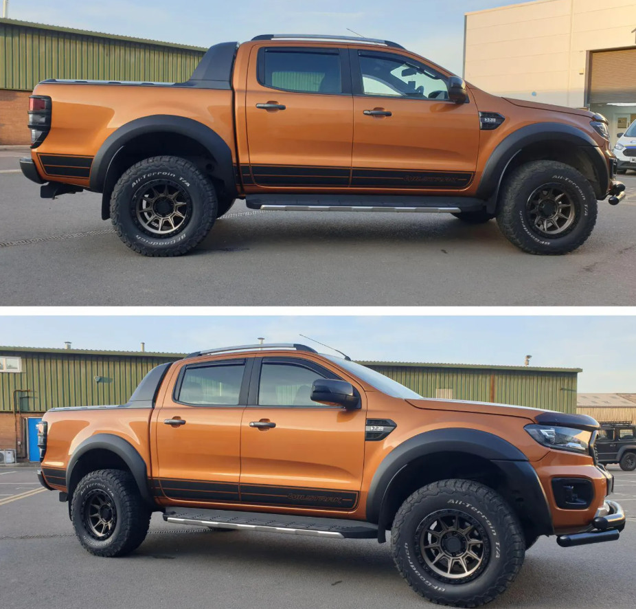 Ford Ranger Side Stripes Decals Graphics Both Sides Stickers 4×4 Utility