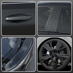 Lypumso Gloss Forged Carbon Fiber Vinyl Wrap Tape 2″ x 30ft with Tool Kit fo…