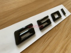 Gloss Black 3D ABS Letters Trunk 650i Emblem Rear Badge for BMW 2017-2022 650i