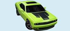 For 2008-2023 Dodge Challenger R/T Hood Blackout Decal Phoenix Graphix