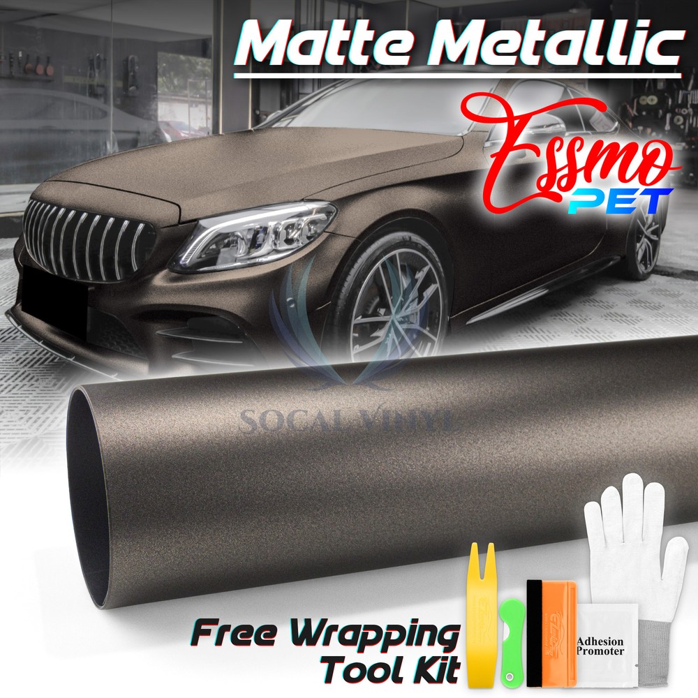 ESSMO PET Matte Metallic Basalt Car Vehicle Vinyl Wrap Decal Sticker
