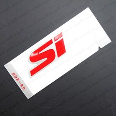 GENUINE HONDA 99-00 CIVIC COUPE SI EM1 REAR RED SI TRUNK BADGE REAR EMBLEM