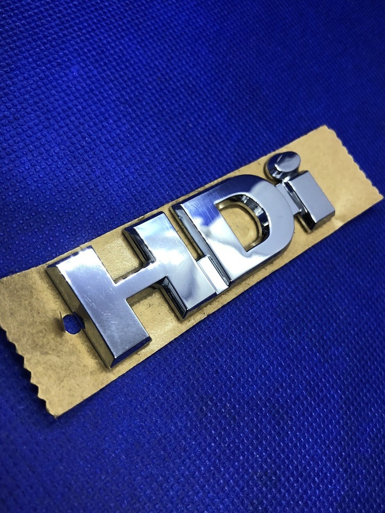 Peugeot HDI Rear Logo Badge Original 8663ZE 406 307 207 306 407 206 New