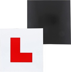 Genuin 2 x L Plate Fully Magnetic Exterior Car New Learner – Secure & Safe