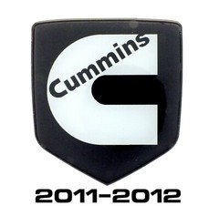 GRILLE EMBLEM fits RAM 2500-3500 DIESEL 2011-12 BLACK / Silver C