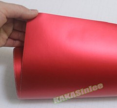 Whole Car Wrap Satin Matte Metal Chrome Vinyl Hood Sticker Flexible Red 50FT US