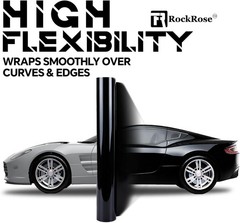 2026 Ultra Gloss Black Vinyl Wrap for Cars 2 in x 30FT – Chrome Delete Car Wr…