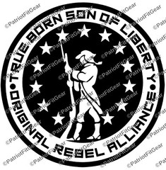 True Born Son Of Liberty,Original Rebel Alliance,10″,We The People,Vinyl Decal