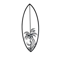 Surfboard Vinyl Decal for Vehicle Windows Laptops Any Smooth Surface design #21