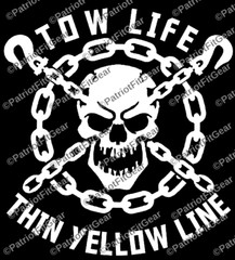 Tow Truck Driver,Thin Yellow Line,Wrecker,Tow Life,Semi Truck,Custom Vinyl Decal