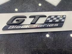 Matte Black GT Number Trunk Letters Badge Emblems Sticker For Mercedes Benz