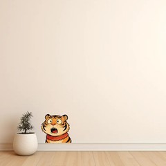 Surprised Animal Stickers Vinyl Waterproof Personalized for Window Laptop Wall