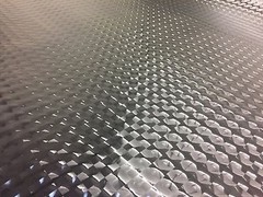 12″ x 60″ Gloss Black 3D Prismatic Pattern Vinyl Car Wrap Sticker Decal Film