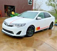 Retro TRD stripe Decal for Toyota Camry Offroad livery design Side Door Sticker