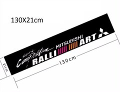 Windshield RALLIART Vinyl Banner Front Window Decal Sticker Universal Fitment