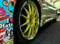 100PCS JDM Stickers Bomb Pack Car Motorcycle Racing Motocross Helmet Vinyl Decal