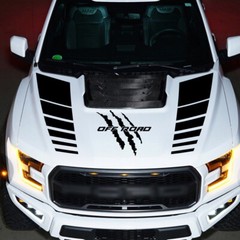 Racing Stripes Car Sticker Claw Scratch Decal Auto Hood Bonnet Vinyl Body Decor