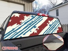 See through Pick Up Truck SUV Rear Back Window Graphics Decal Wrap Tint #42