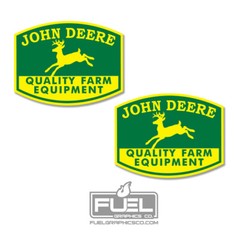 Farming, Implement, Tractor, Combine Vinyl Decal Set – Yellow & Green Vintage