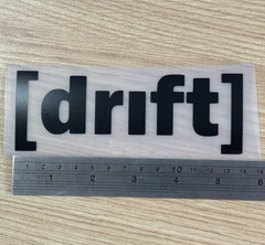 DRIFT – Gloss Black Logo Racing Drifting Car Truck JDM Vinyl Decal Sticker Hoon