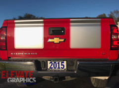 2014-2015 Fits Chevy Silverado Rally Hood Stripes Vinyl Graphics Decals Stickers