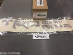 Toyota Tundra TRD Off-Road bedside decal BLACK/RED 75996-0C070-A2 Genuine OEM