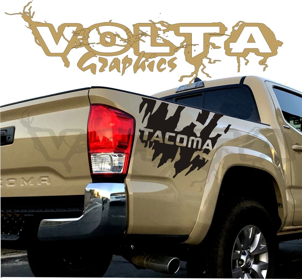 2X Rear Vinyl Decals For Toyota Tacoma 2004-2024 Truck – Splash Graphics