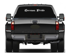 German Pride Germany Decal Sticker JDM Boost Turbo Diesel Fits Car Truck SUV