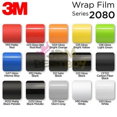 Genuine 3M 2080 Series G12 Gloss Black Vinyl Wrap Vehicle Film Decal Bubble Free