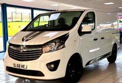 Fits Vivaro Graphics Side Bonnet Rear Vinyl Decals Nav LTD Edition