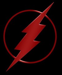 Flash Bolt Comic Superhero Car Window Vinyl Decal Sticker (Red, 4″ inches)