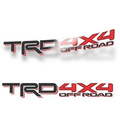 Toyota Tacoma Tundra TRD 4×4 Off Road Decal Matte Replacement 2005-2023 Set 2