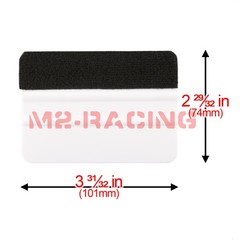 4″ Felt Edge Squeegee Scraper Vinyl Wrap Decal Sticker Application Car Tool