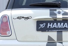 Ed Hardy Vinyl Decal Bumper Sticker (2) HOT Decal – Ed Hardy Signature WoW