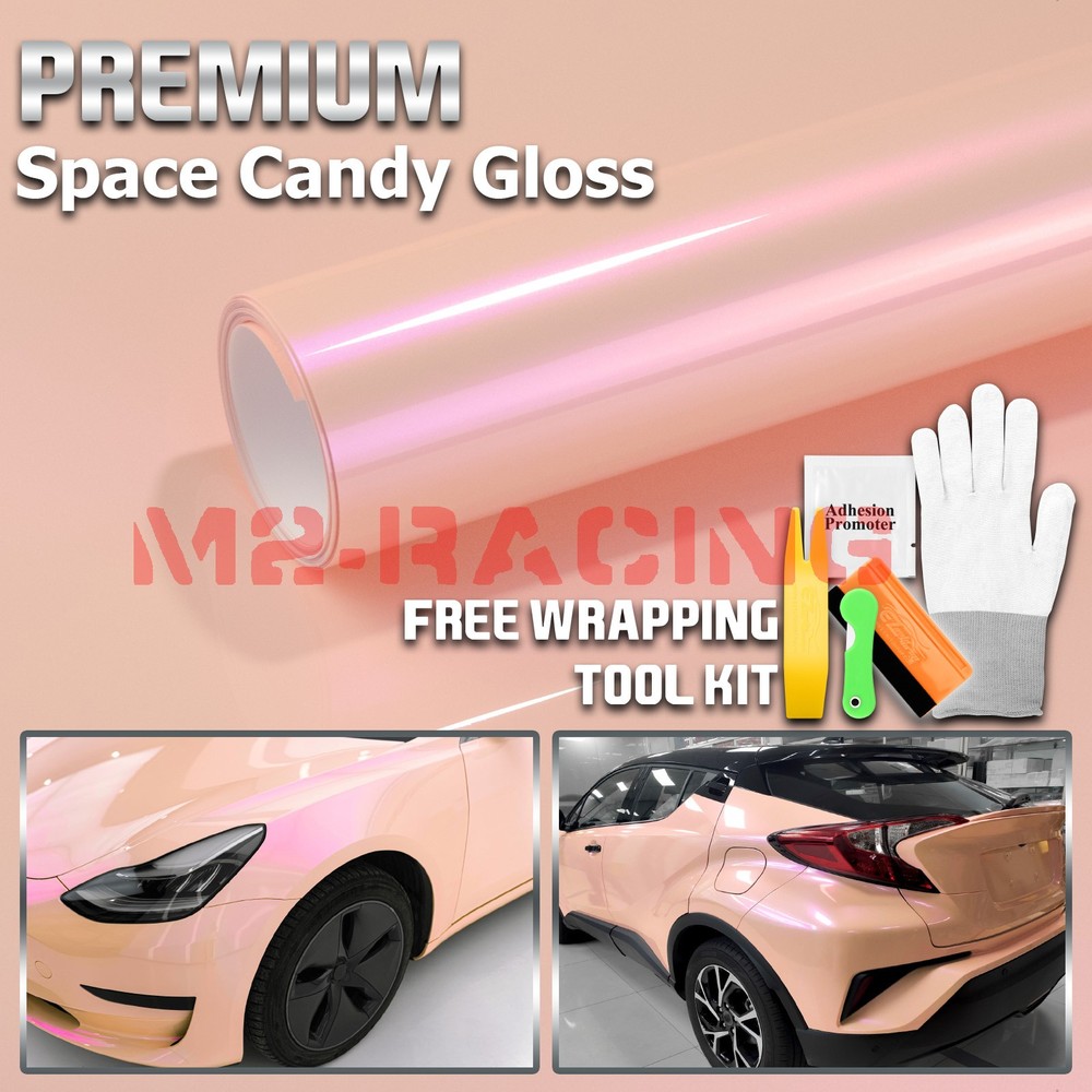 Space Candy Gloss Pink Purple Metallic Sticker Decal Car Vinyl Wrap Sheet Film